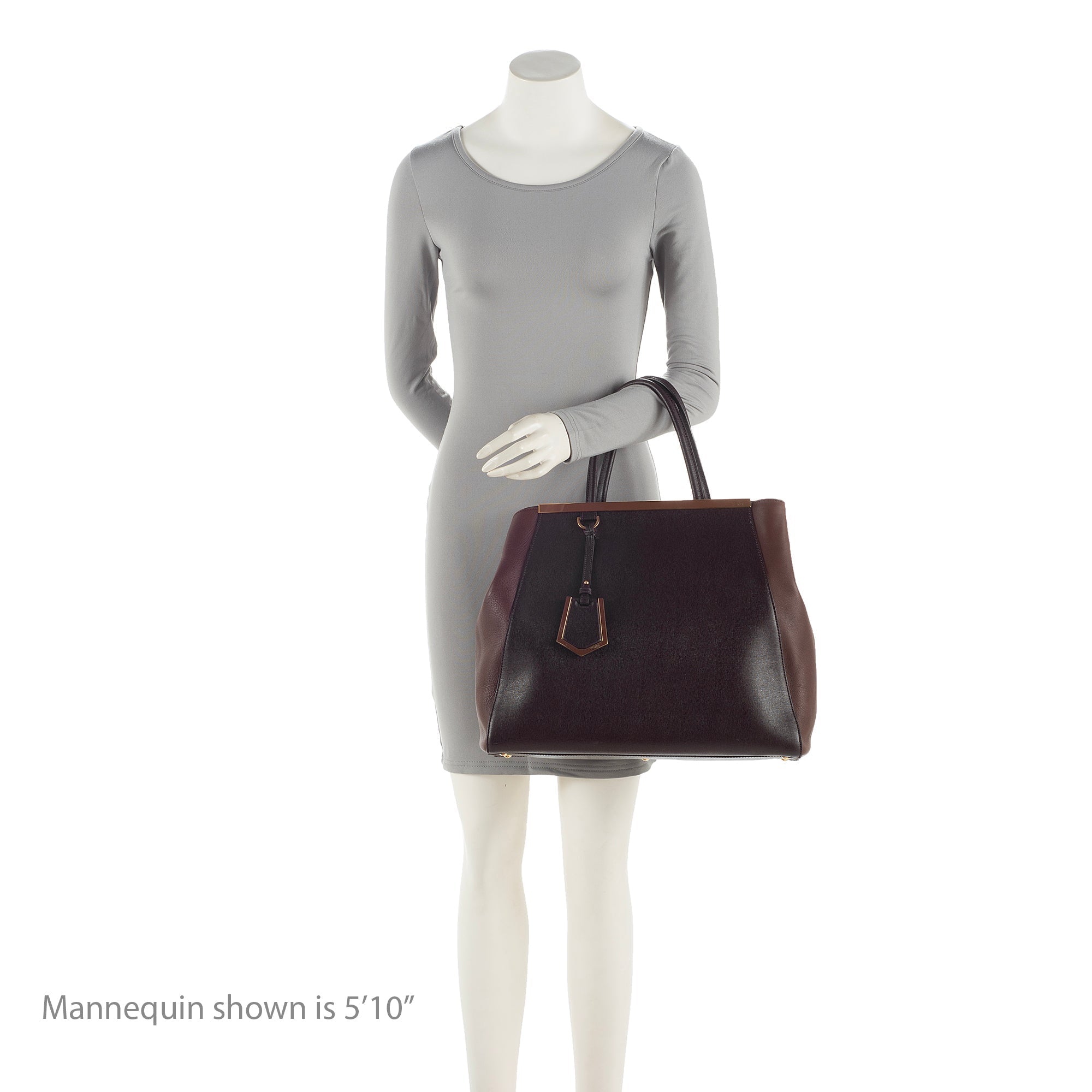Fendi Vitello Calfskin 2Jours Elite Large Tote (SHF-22596)