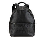 Fendi Vitello Grace Zucca Embossed Leather Backpack