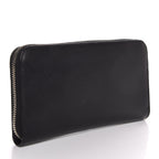 FENDI Vitello Liberty Studded Zip Around Wallet Black