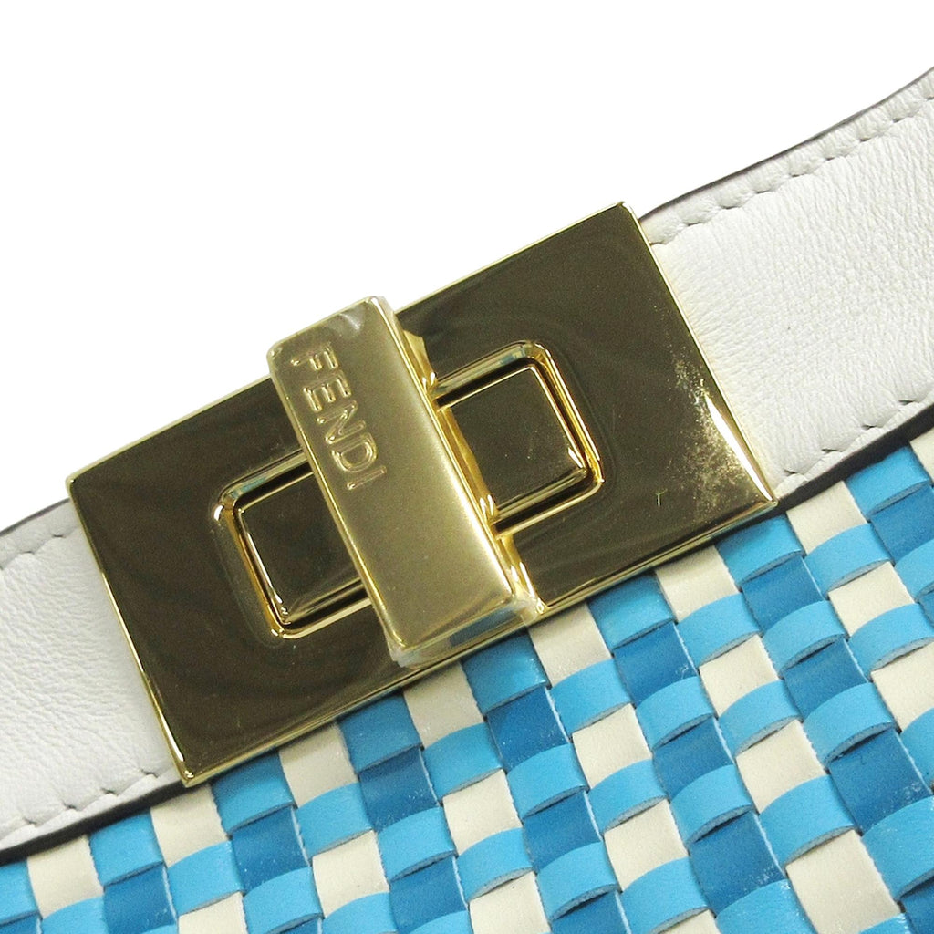 Fendi Woven Peekaboo Satchel (SHG-uY7B6k)