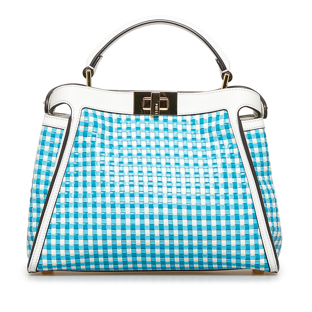Fendi Woven Peekaboo Satchel (SHG-I4IFas)