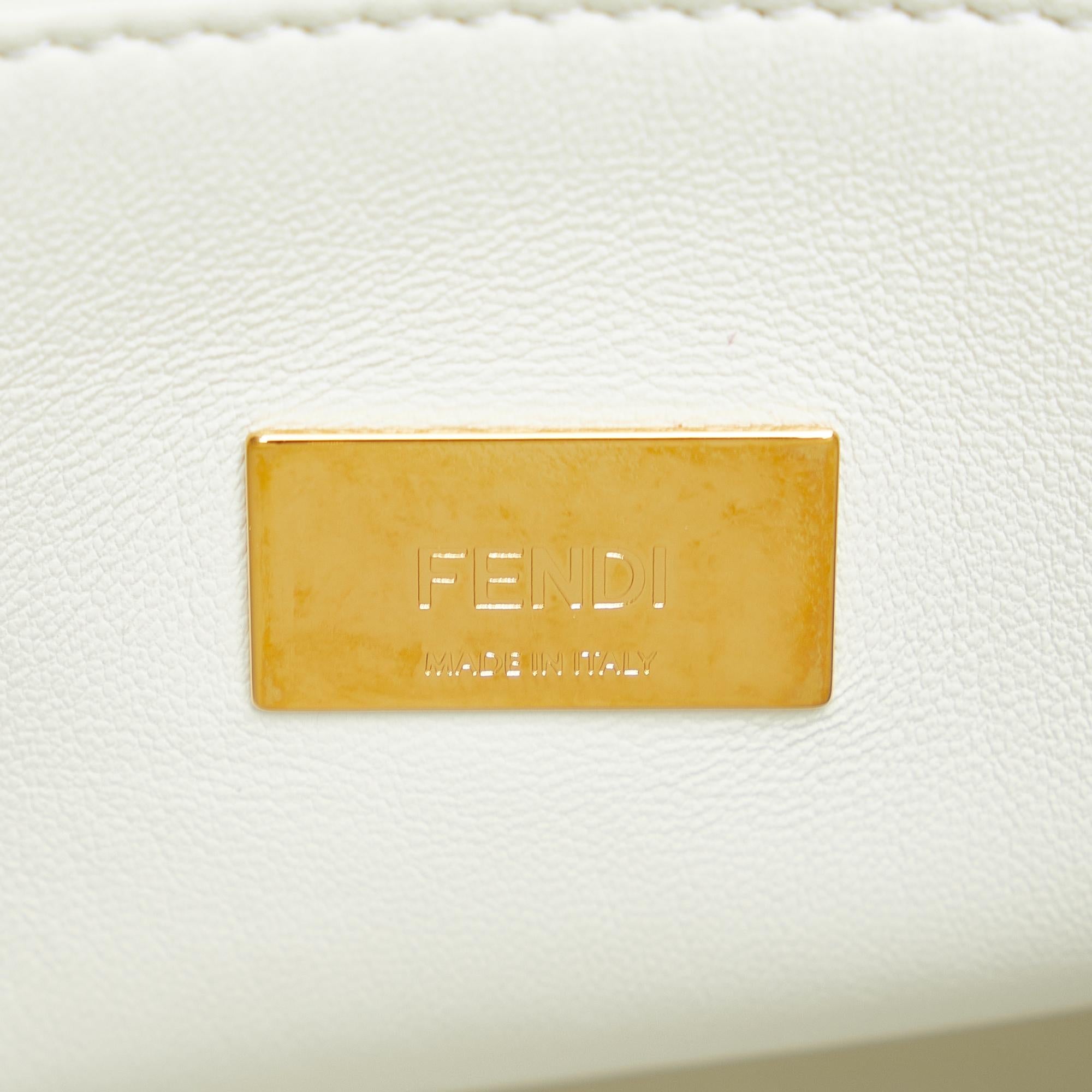 Fendi Woven Peekaboo Satchel (SHG-I4IFas)