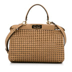 Fendi Woven Peekaboo Satchel (SHG-7Fz4ti)
