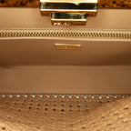 Fendi Woven Peekaboo Satchel (SHG-7Fz4ti)