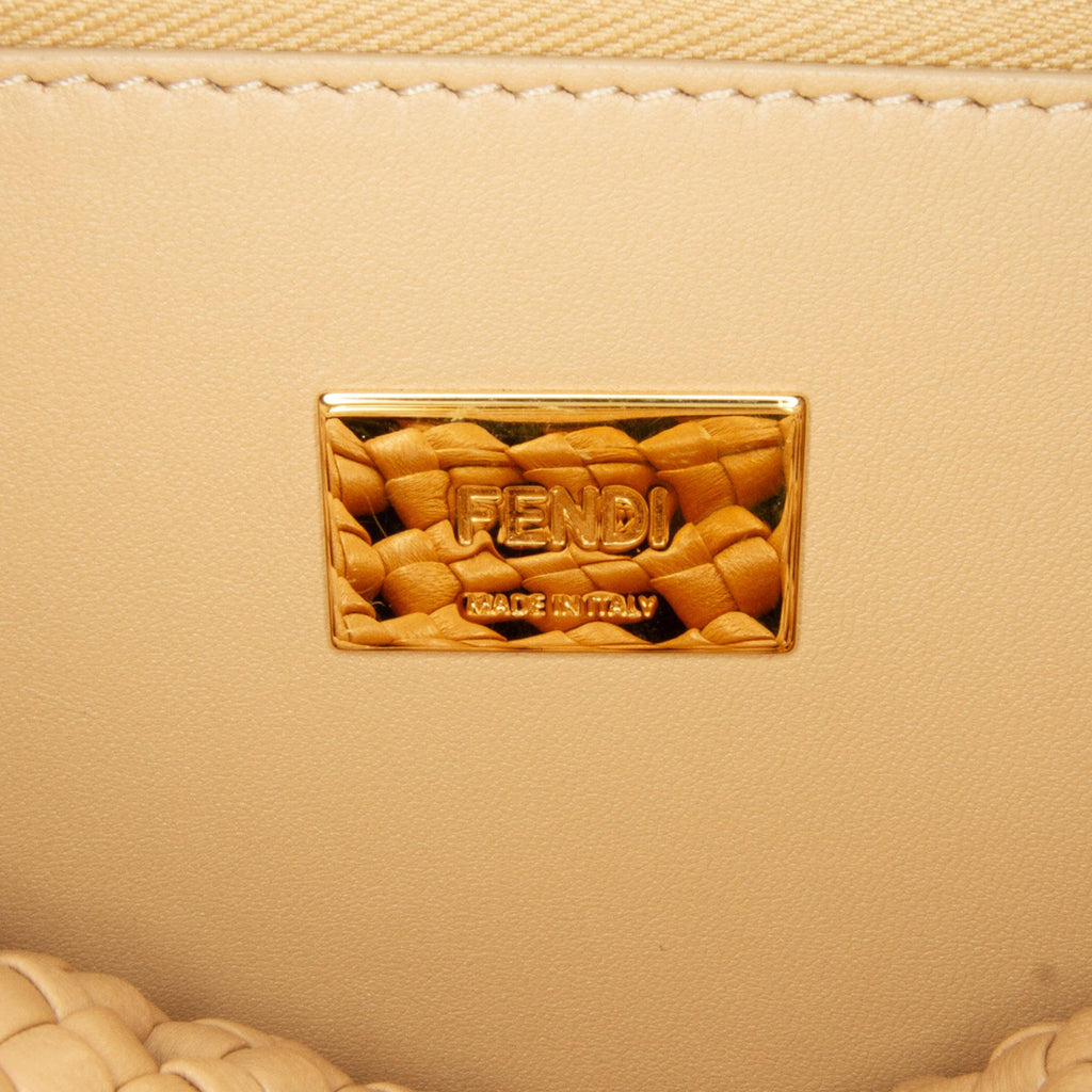 Fendi Woven Peekaboo Satchel (SHG-7Fz4ti)