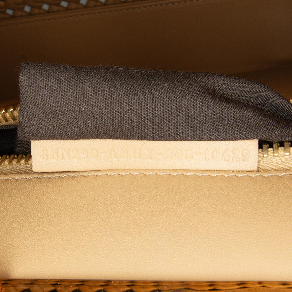 Fendi Woven Peekaboo Satchel (SHG-7Fz4ti)