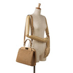 Fendi Woven Peekaboo Satchel (SHG-7Fz4ti)