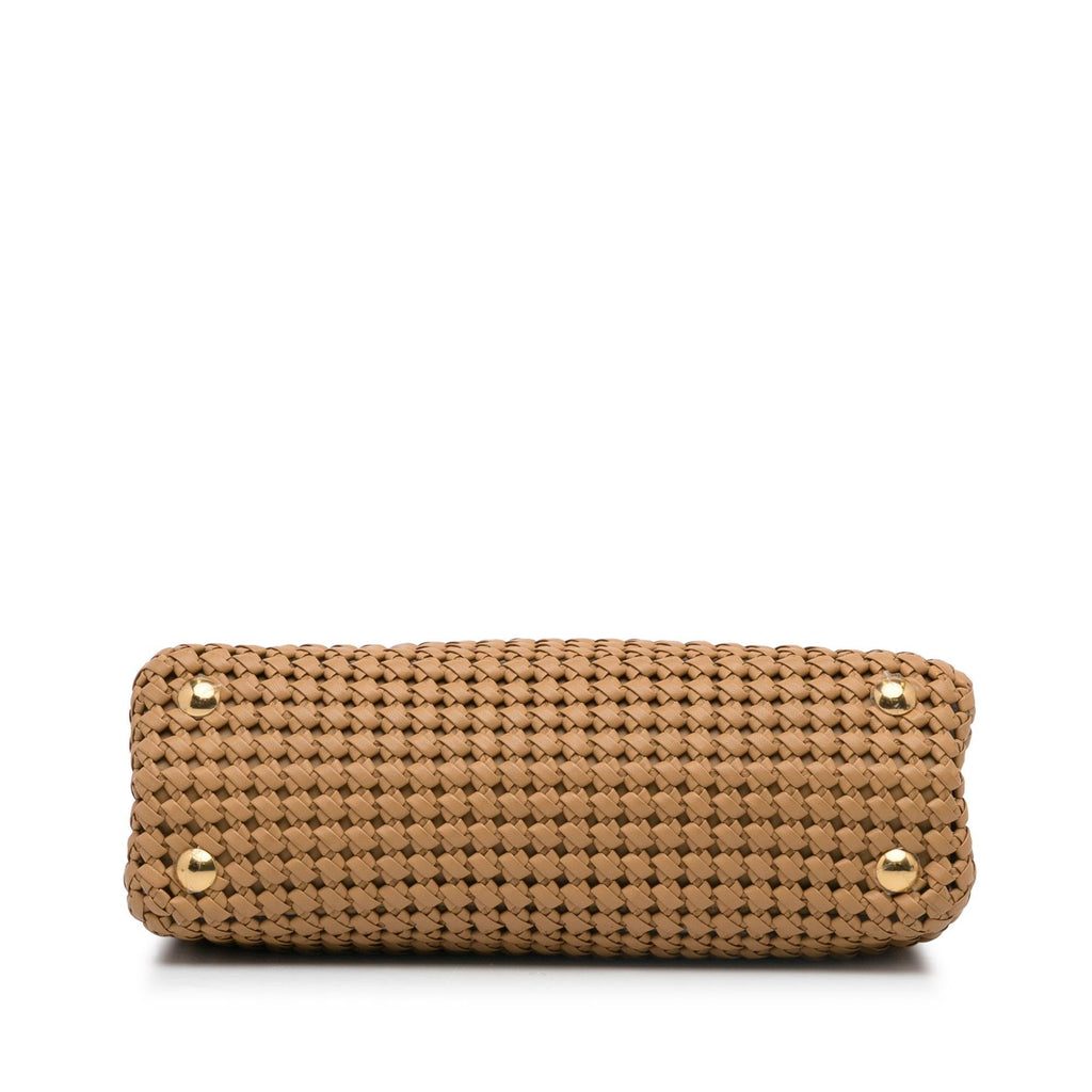Fendi Woven Peekaboo Satchel (SHG-7Fz4ti)