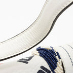 Fendi X Fila Mania Calfskin Beaded Baguette Shoulder Bag (SHF-bdJOQe)