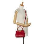 Fendi XS Studded Crystal Stars Peekaboo Iconic Satchel (SHG-qwNGea)