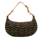 Fendi Zebra Print Canvas Hobo (SHG-RSZLfY)