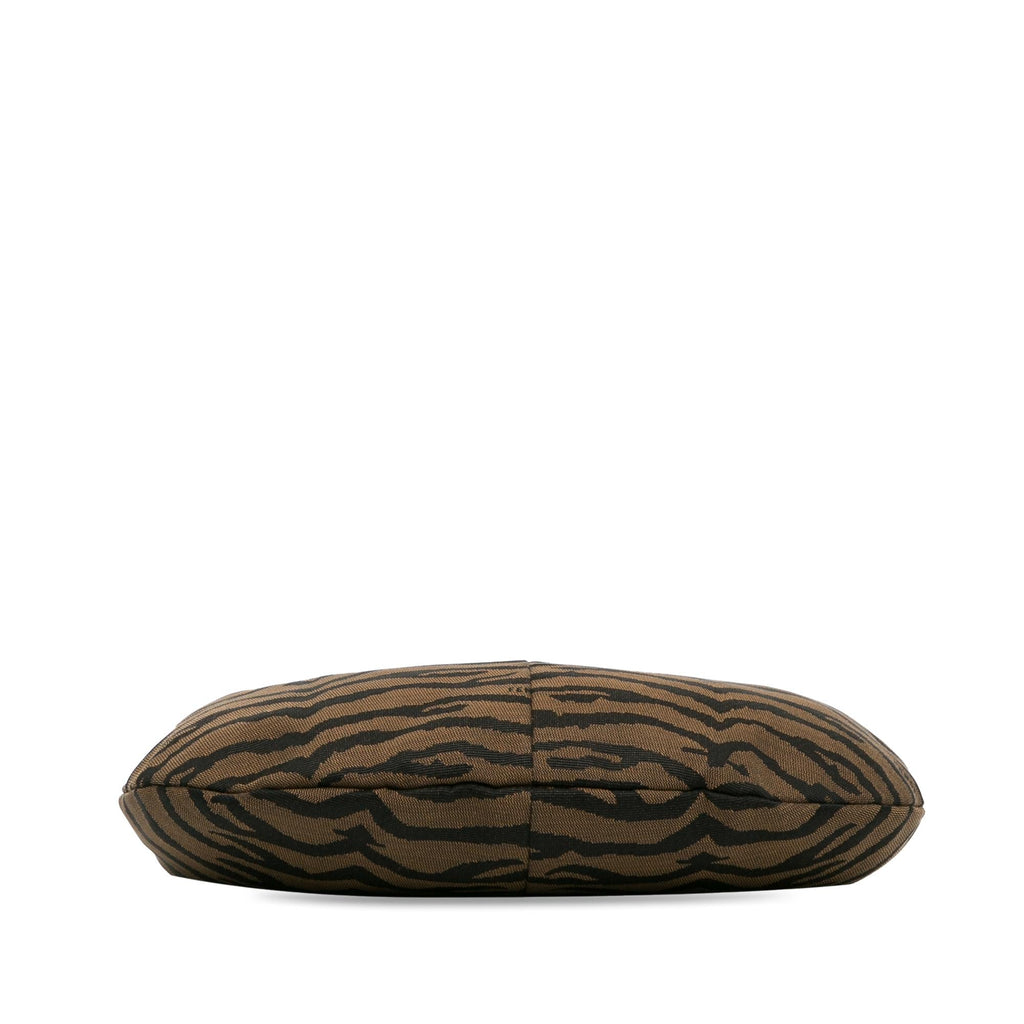 Fendi Zebra Print Canvas Hobo (SHG-RSZLfY)