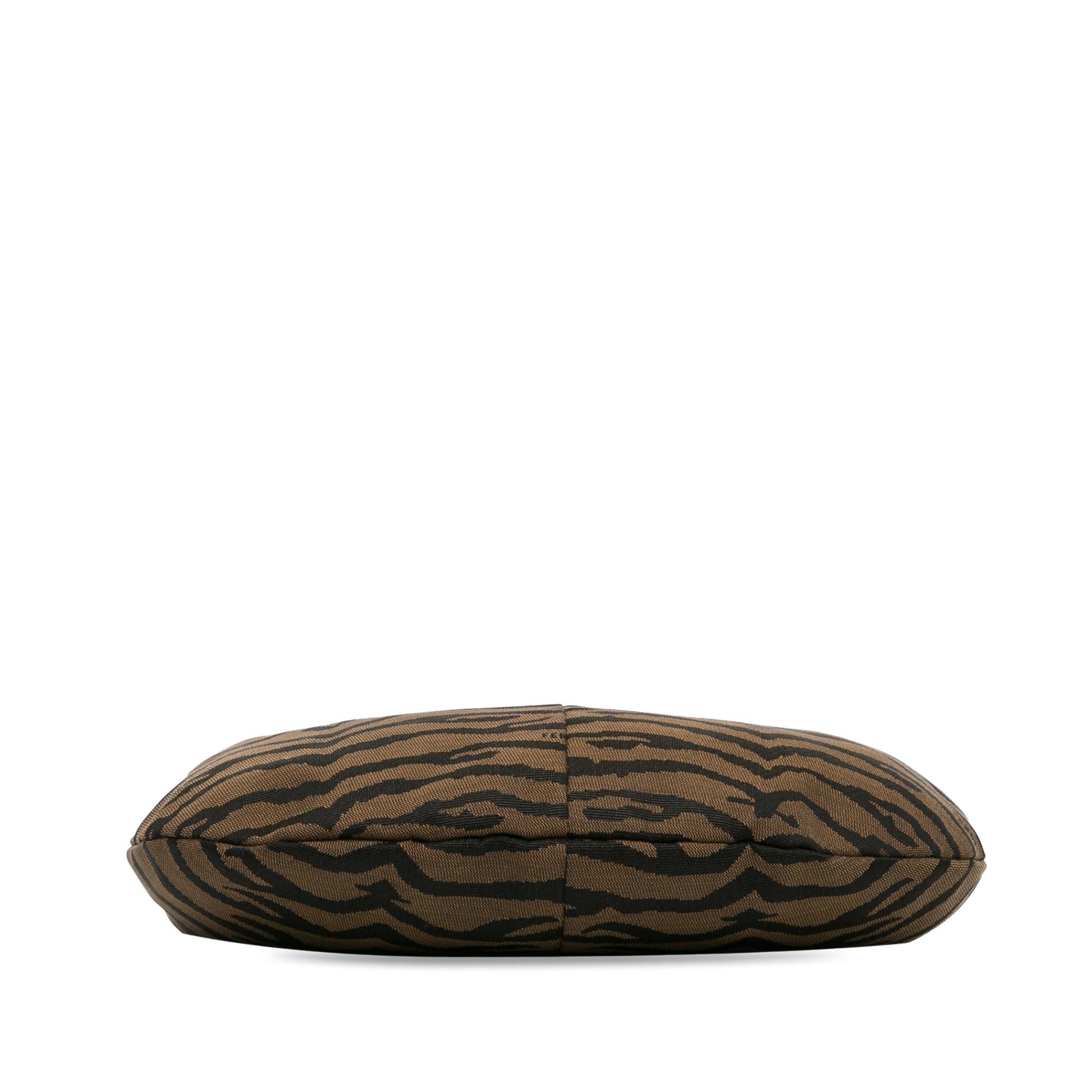Fendi Zebra Print Canvas Hobo (SHG-RSZLfY)