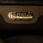 Fendi Zebra Print Canvas Satchel (SHG-osFG5D)