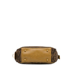 Fendi Zebra Print Canvas Satchel (SHG-osFG5D)