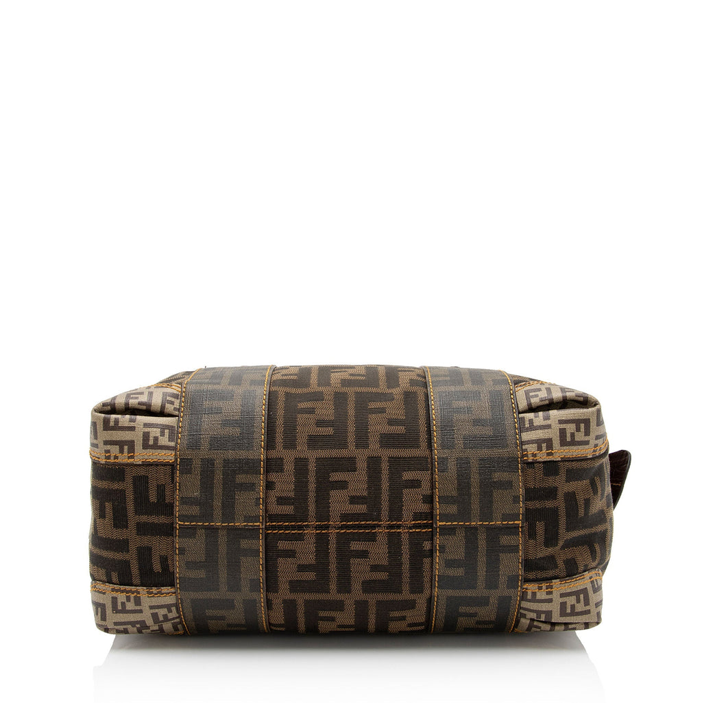 Fendi Zucca B Mix Medium Boston Bag (SHF-EoAec3)