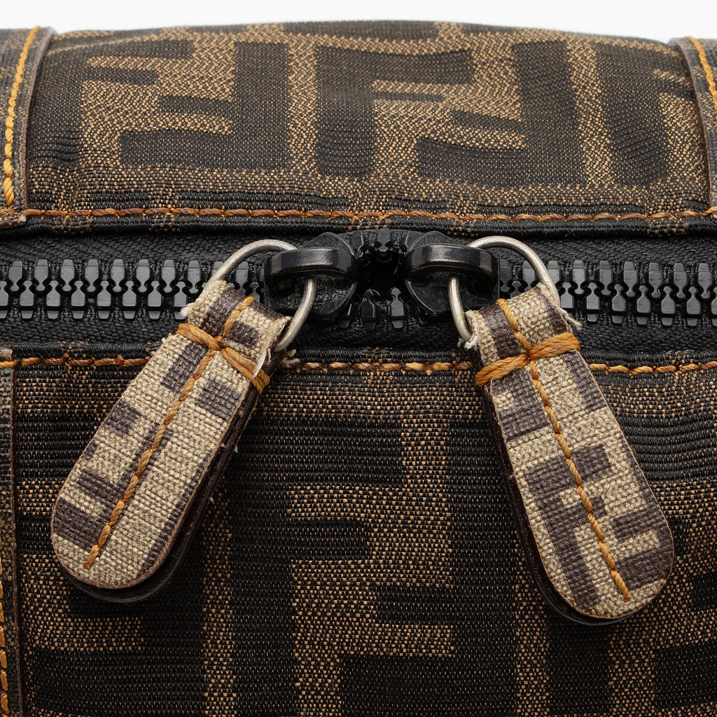 Fendi Zucca B Mix Medium Boston Bag (SHF-EoAec3)