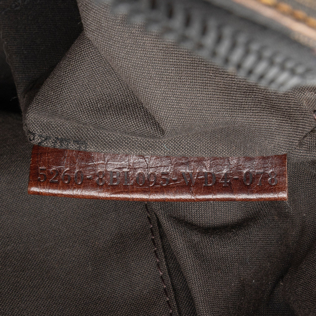 Fendi Zucca B Mix Medium Boston Bag (SHF-EoAec3)