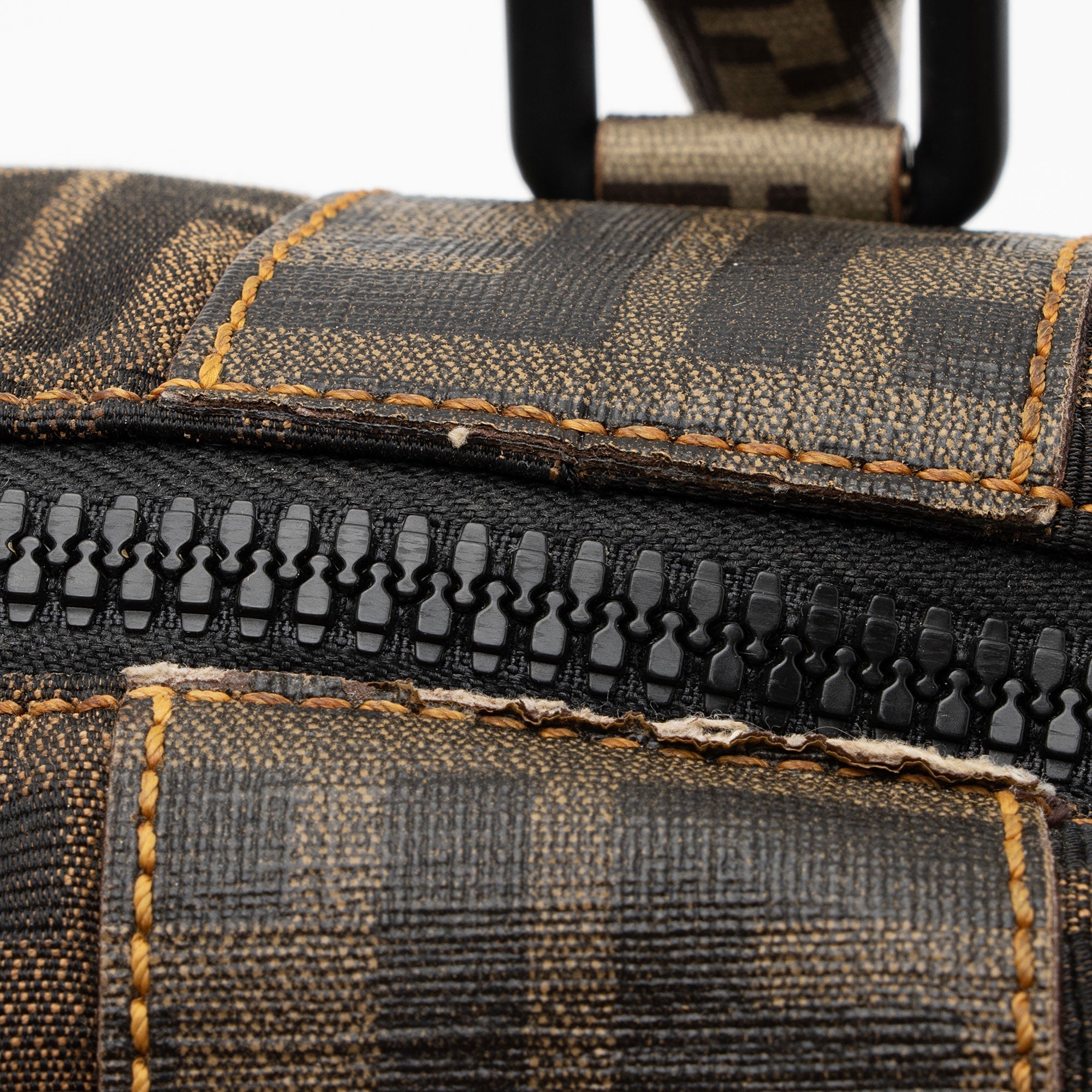 Fendi Zucca B Mix Medium Boston Bag (SHF-EoAec3)