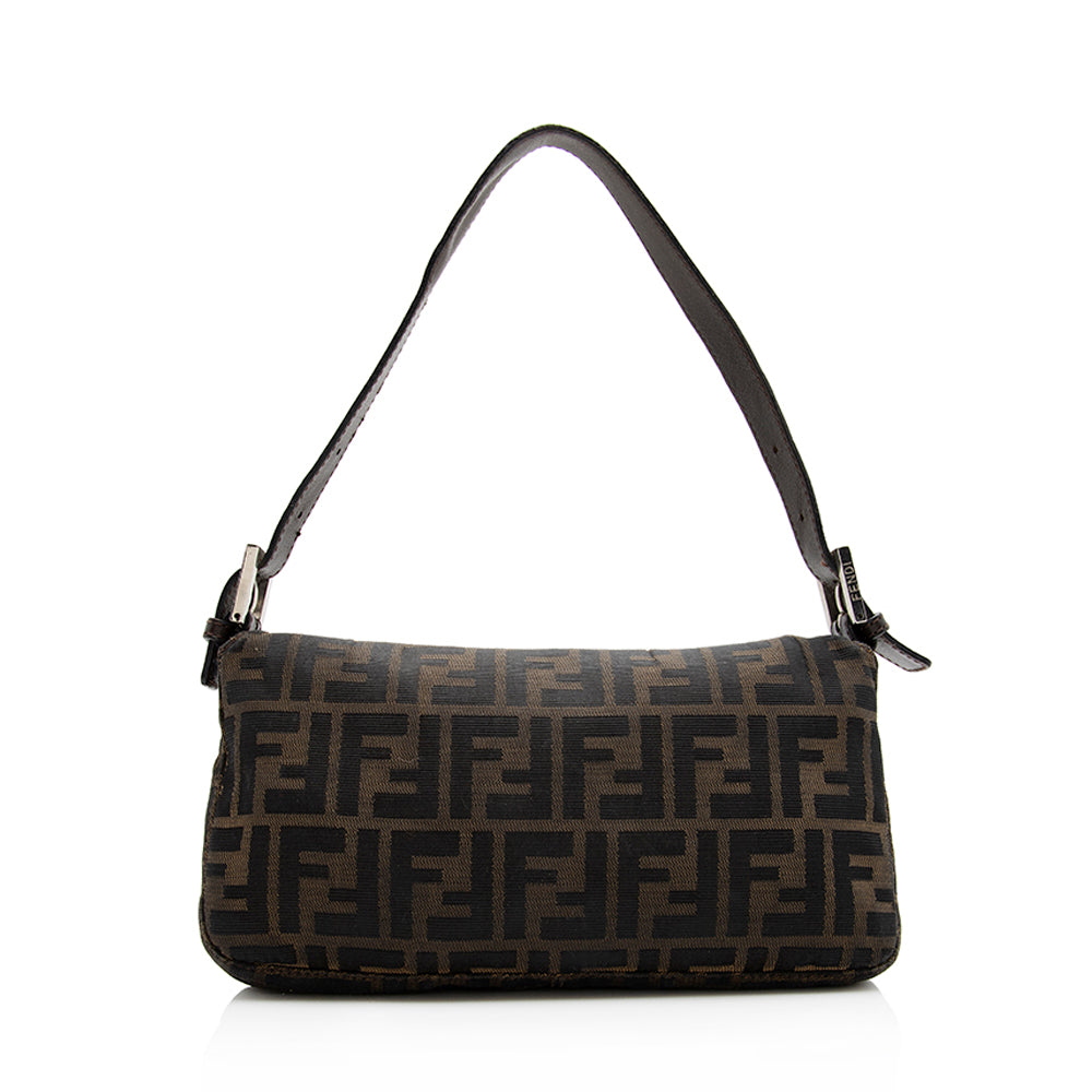 Fendi Zucca Baguette Shoulder Bag - FINAL SALE (SHF-20855)
