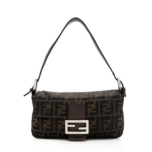 Fendi Zucca Baguette Shoulder Bag - FINAL SALE (SHF-20855)