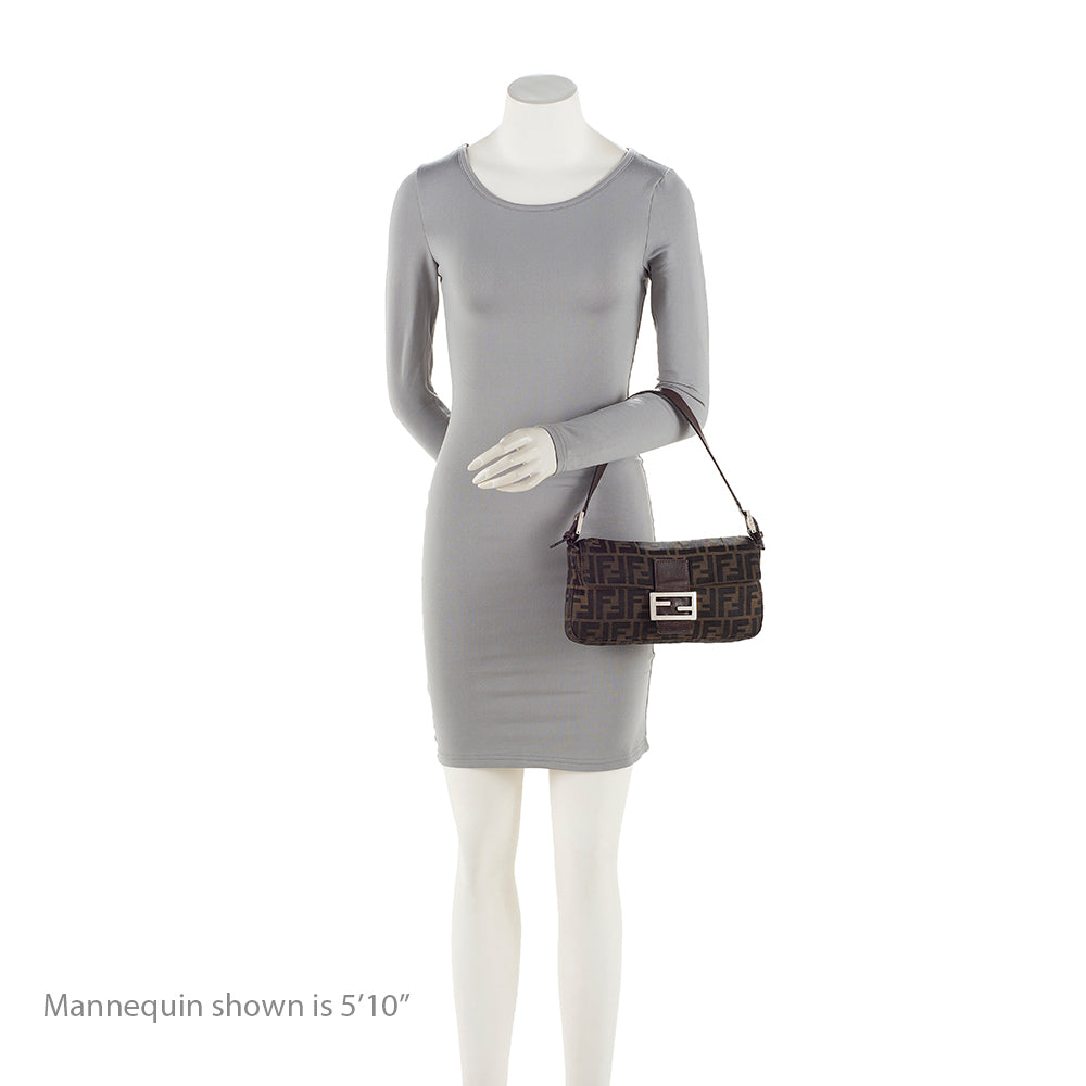 Fendi Zucca Baguette Shoulder Bag - FINAL SALE (SHF-20855)