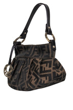 Fendi - Zucca Brown Logo Mini Bucket Bag