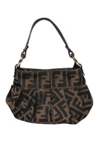 Fendi - Zucca Brown Logo Mini Bucket Bag