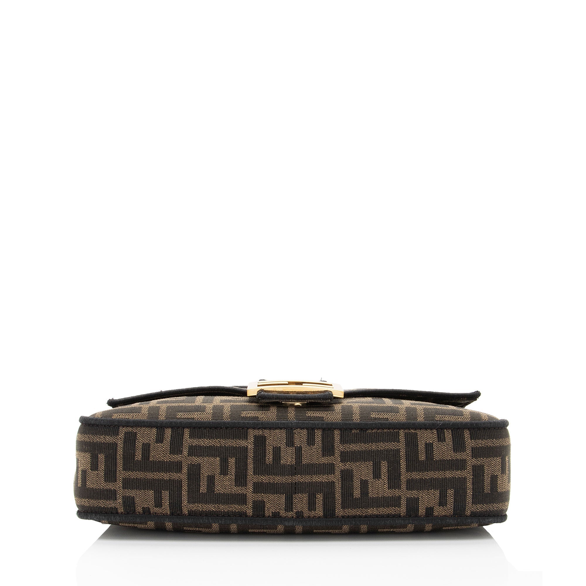 Fendi Zucca Calfskin Baguette Shoulder Bag (SHF-J0QlAm)