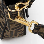 Fendi Zucca Calfskin Baguette Shoulder Bag (SHF-J0QlAm)