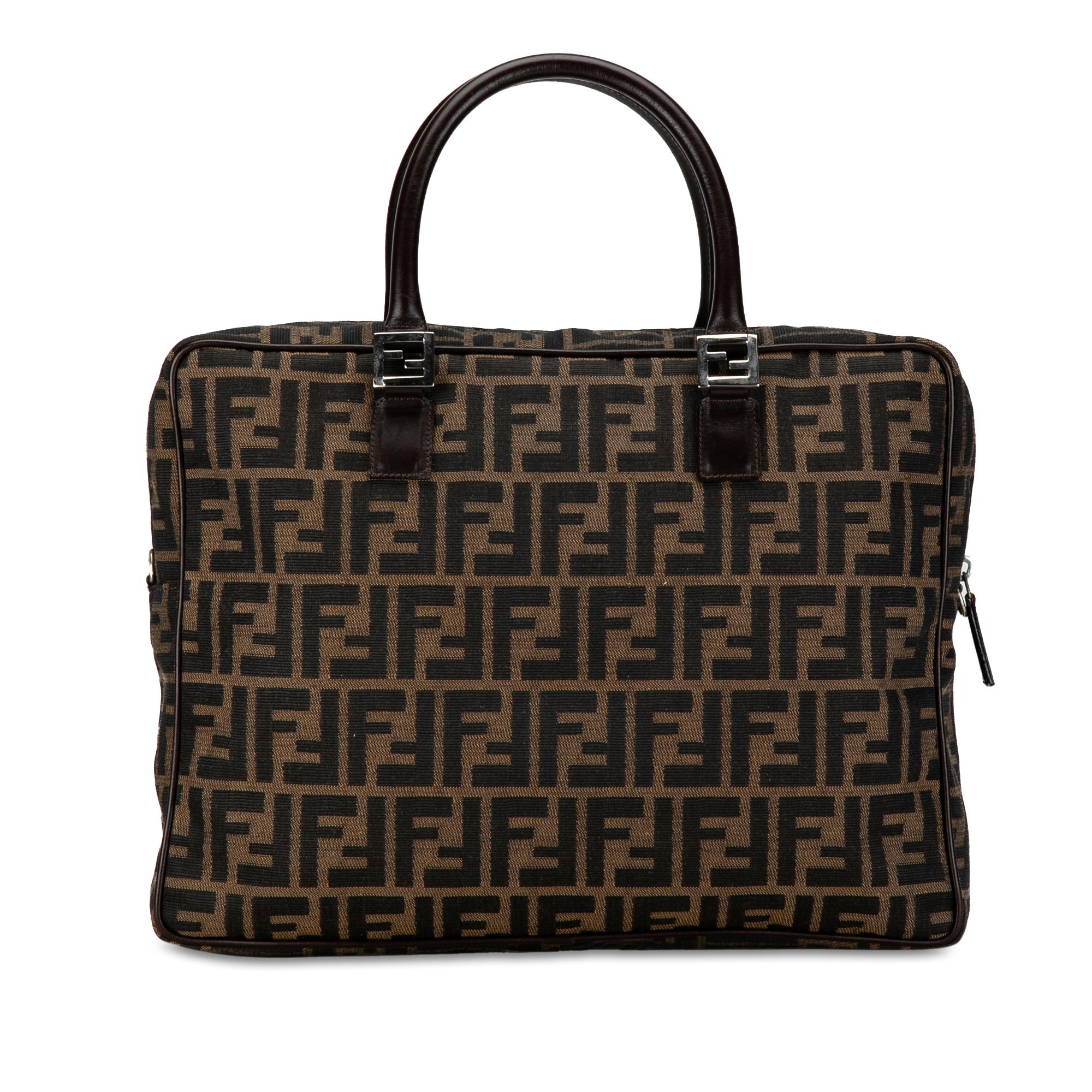 Fendi Zucca Canvas Business Bag (SHG-zFTp7m)