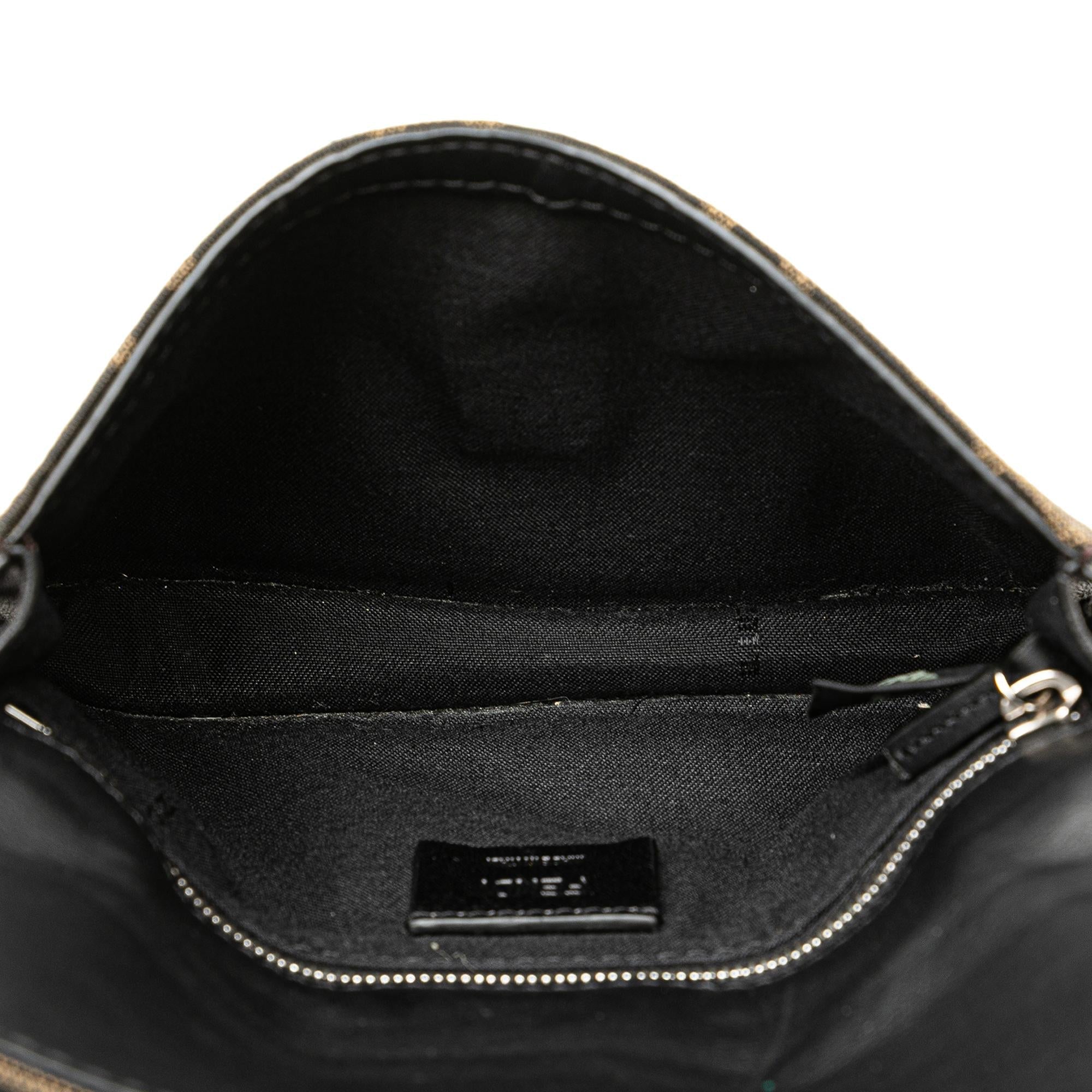 Fendi Zucca Canvas Convertible Belt Bag (SHG-jFWZlT)