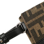 Fendi Zucca Canvas Convertible Belt Bag (SHG-jFWZlT)