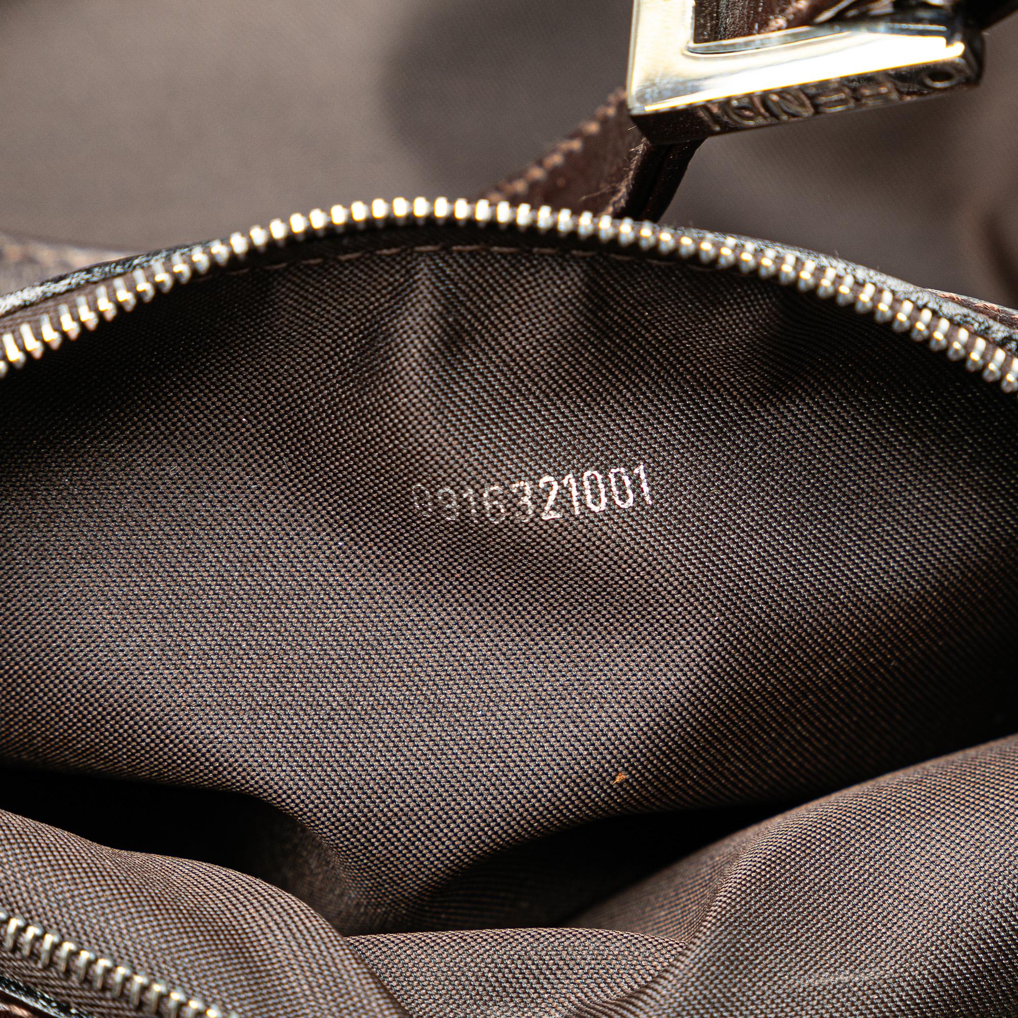 Fendi Zucca Canvas Croissant Hobo (SHG-pRbqrM)