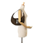 Fendi Zucca Canvas Croissant Hobo (SHG-pRbqrM)