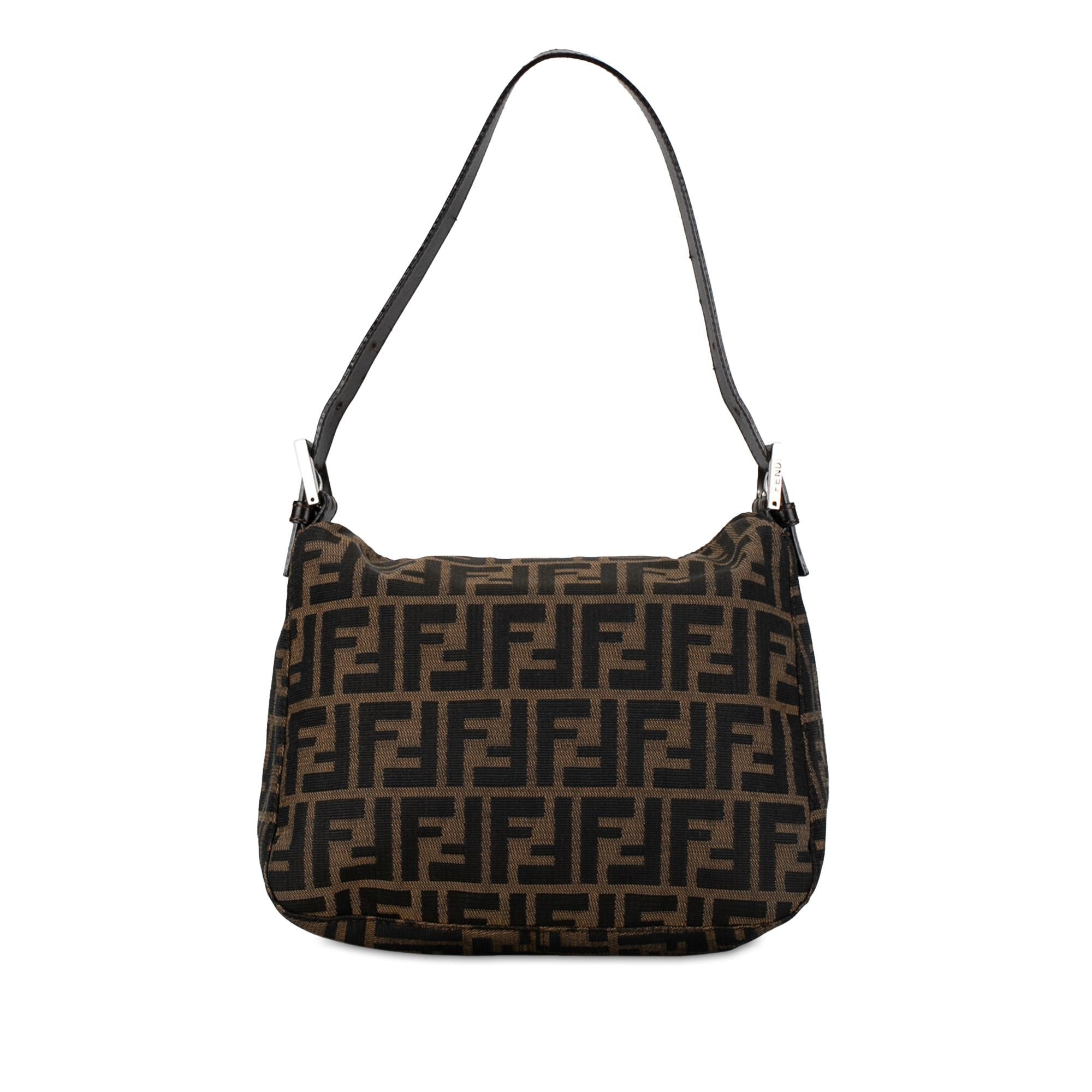 Fendi Zucca Canvas Double Flap Mamma (SHG-mRD6kN)