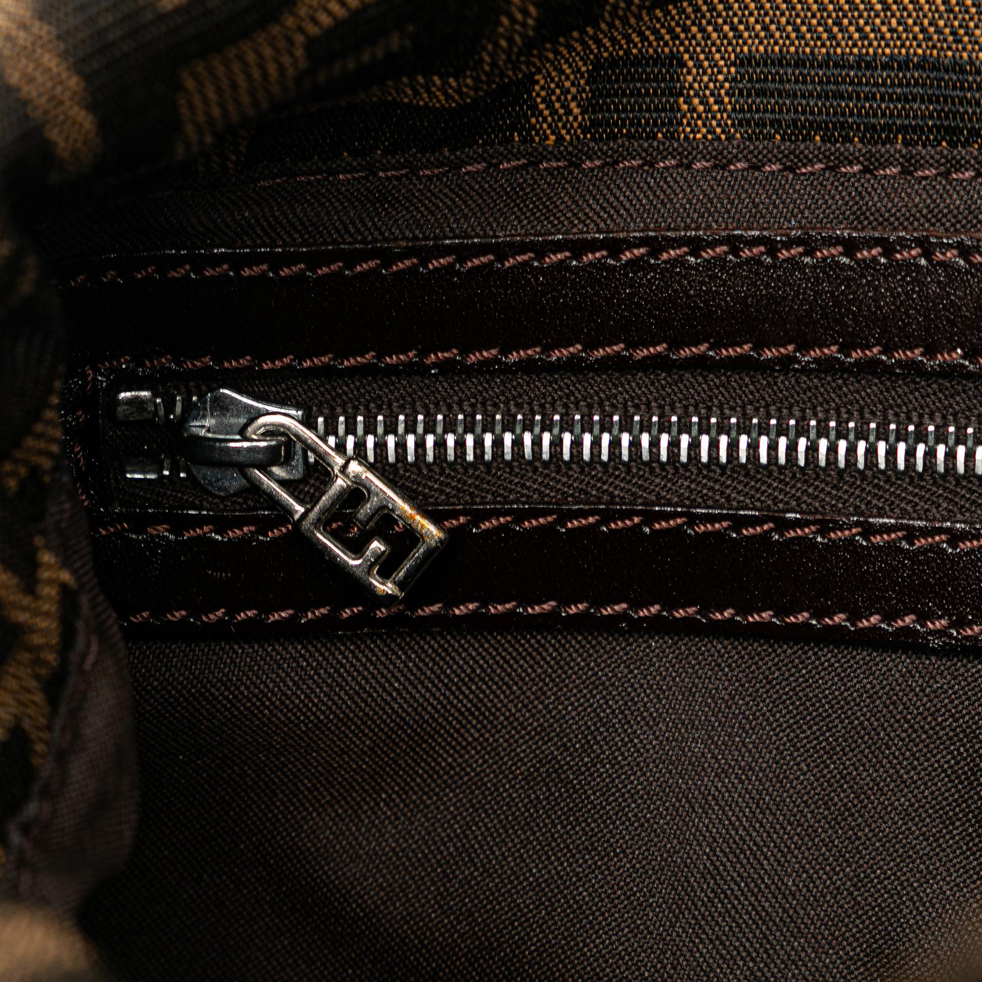 Fendi Zucca Canvas Double Flap Mamma (SHG-mRD6kN)