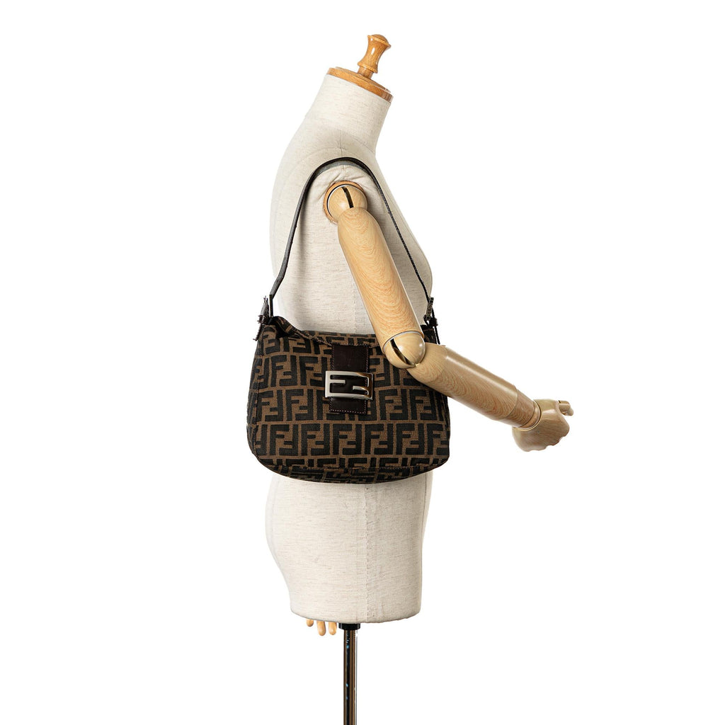 Fendi Zucca Canvas Double Flap Mamma (SHG-mRD6kN)