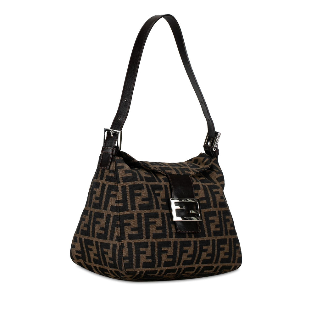 Fendi Zucca Canvas Double Flap Mamma (SHG-mRD6kN)