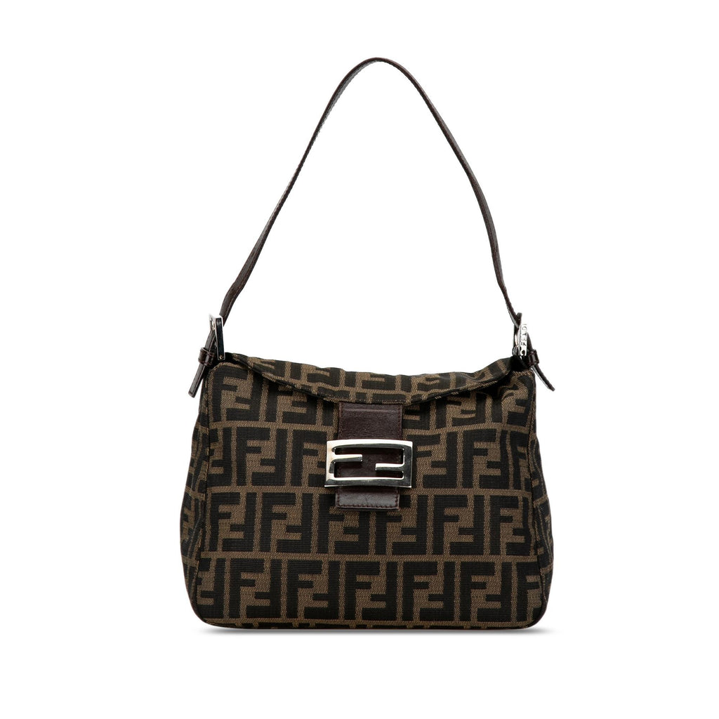 Fendi Zucca Canvas Double Flap Mamma (SHG-Bc9JXa)