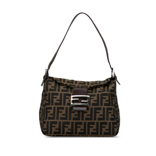 Fendi Zucca Canvas Double Flap Mamma (SHG-Bc9JXa)