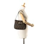 Fendi Zucca Canvas Double Flap Mamma (SHG-Bc9JXa)