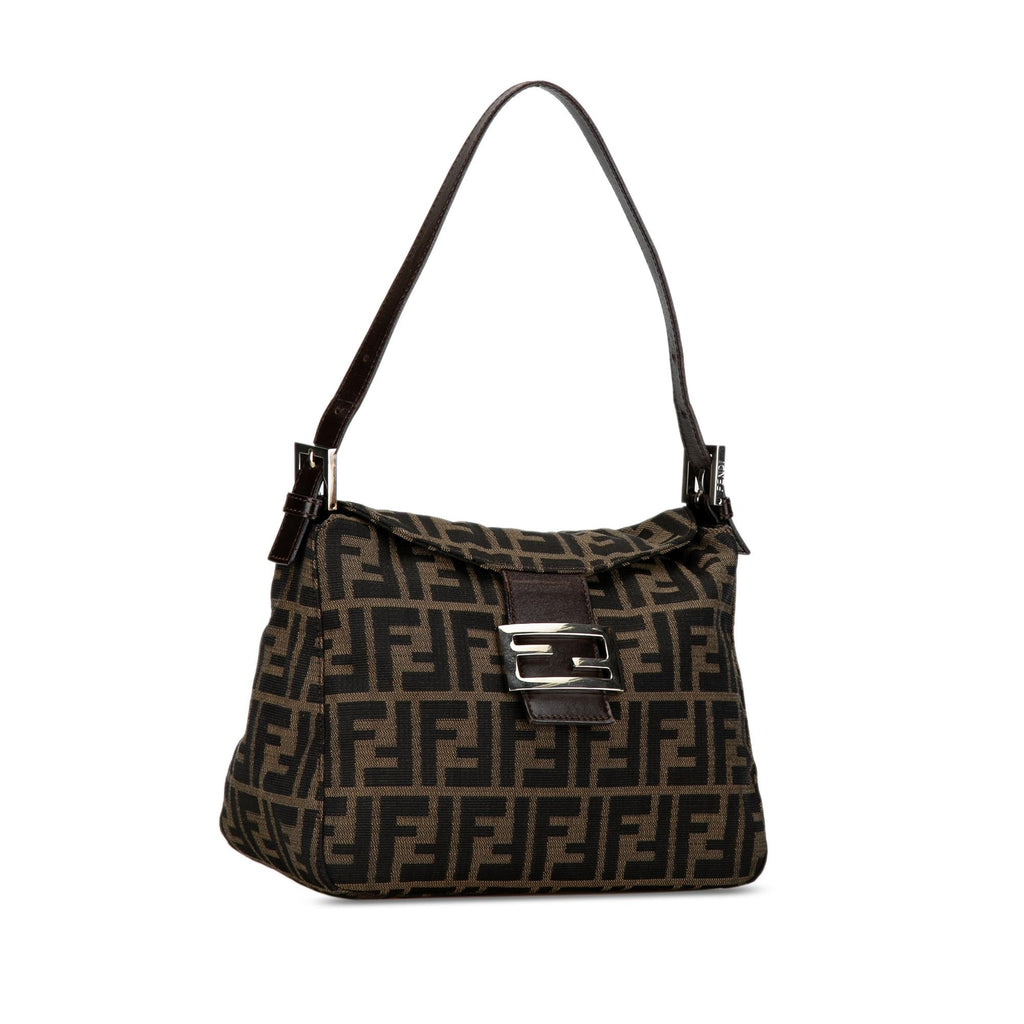Fendi Zucca Canvas Double Flap Mamma (SHG-Bc9JXa)