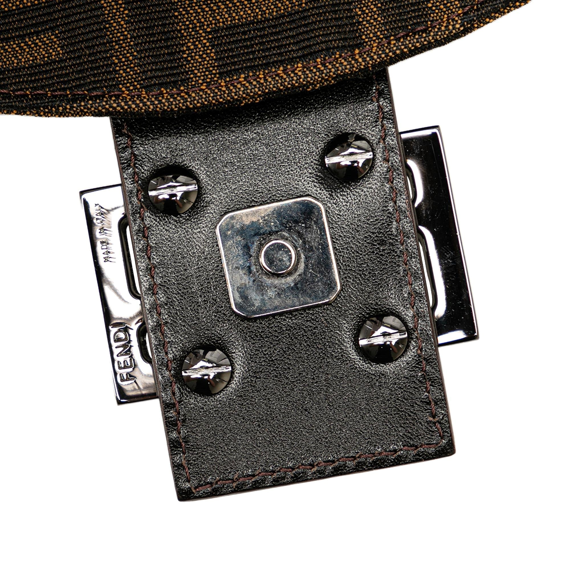 Fendi Zucca Canvas Double Flap Mamma (SHG-fbbxxj)