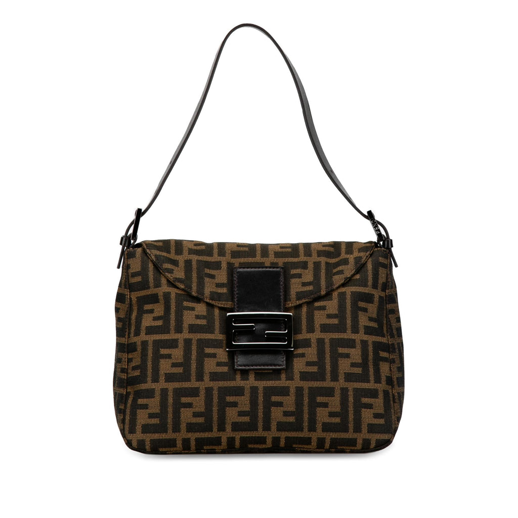 Fendi Zucca Canvas Double Flap Mamma (SHG-fbbxxj)