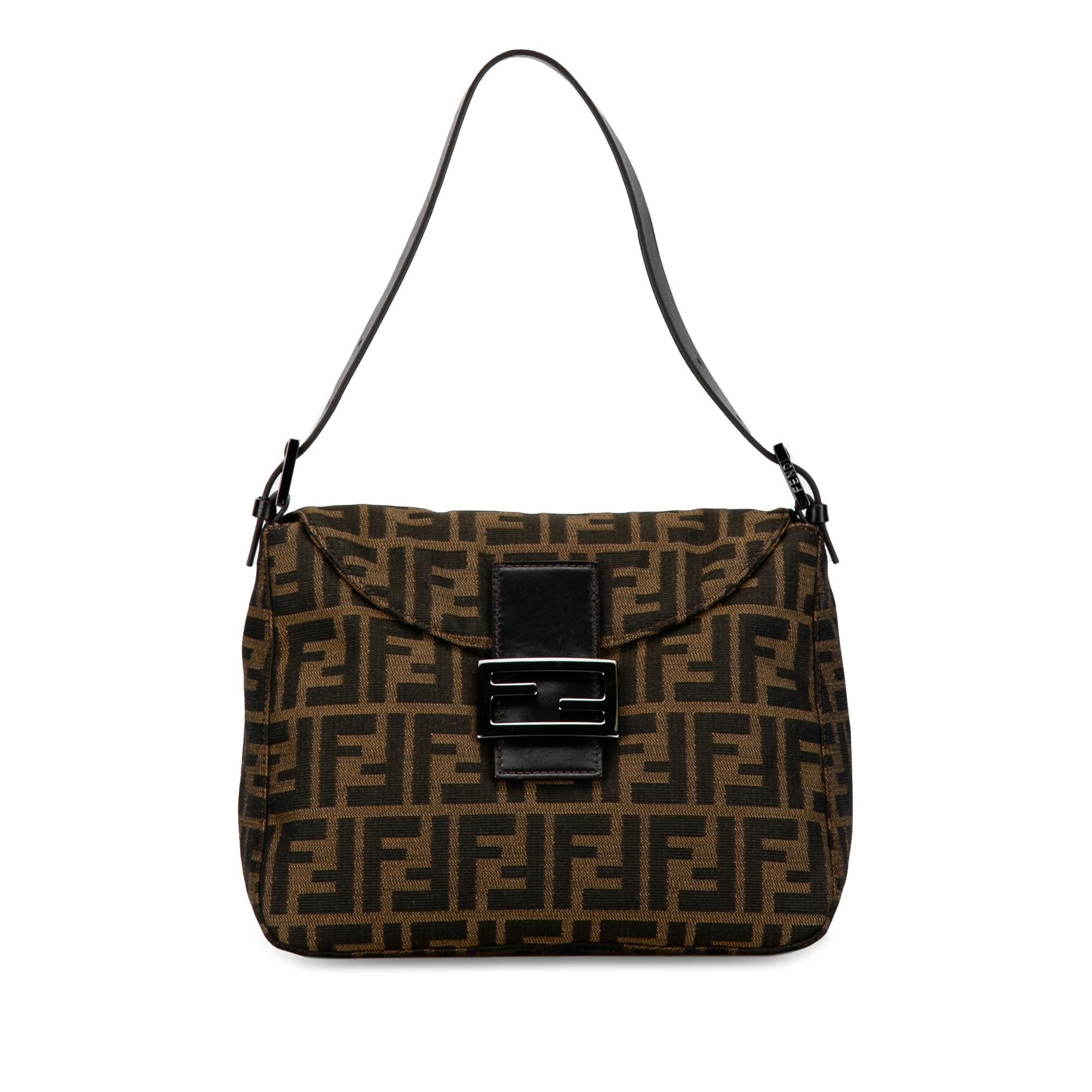 Fendi Zucca Canvas Double Flap Mamma (SHG-fbbxxj)