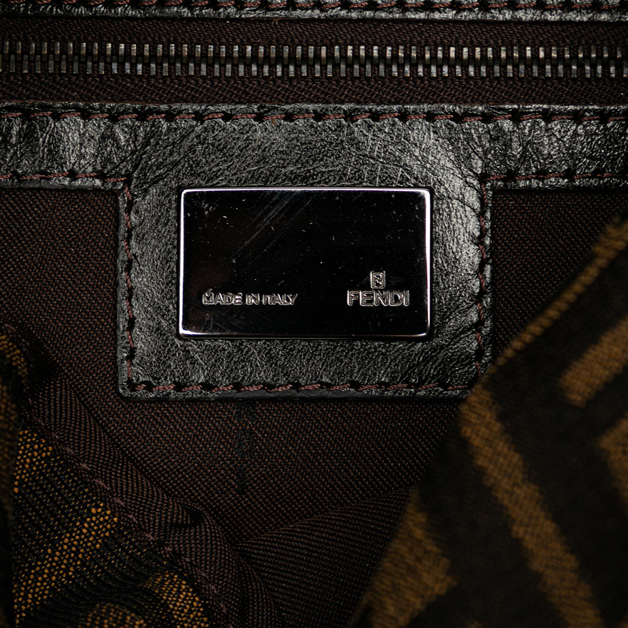 Fendi Zucca Canvas Double Flap Mamma (SHG-fbbxxj)