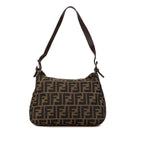 Fendi Zucca Canvas Double Flap Mamma (SHG-9hHdcP)