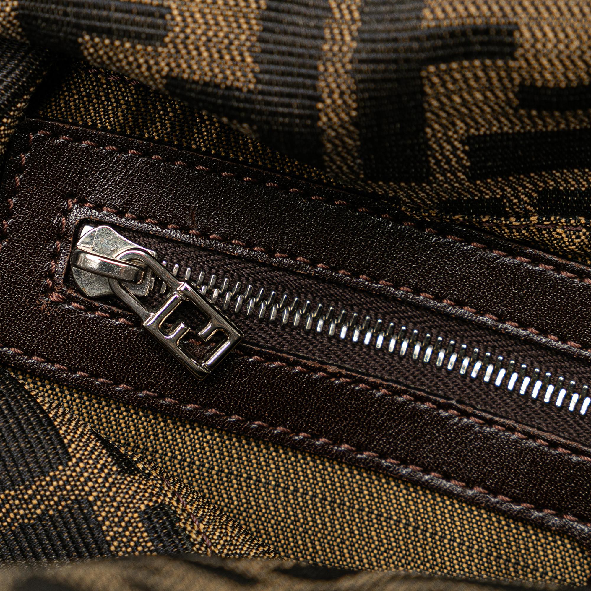 Fendi Zucca Canvas Double Flap Mamma (SHG-9hHdcP)