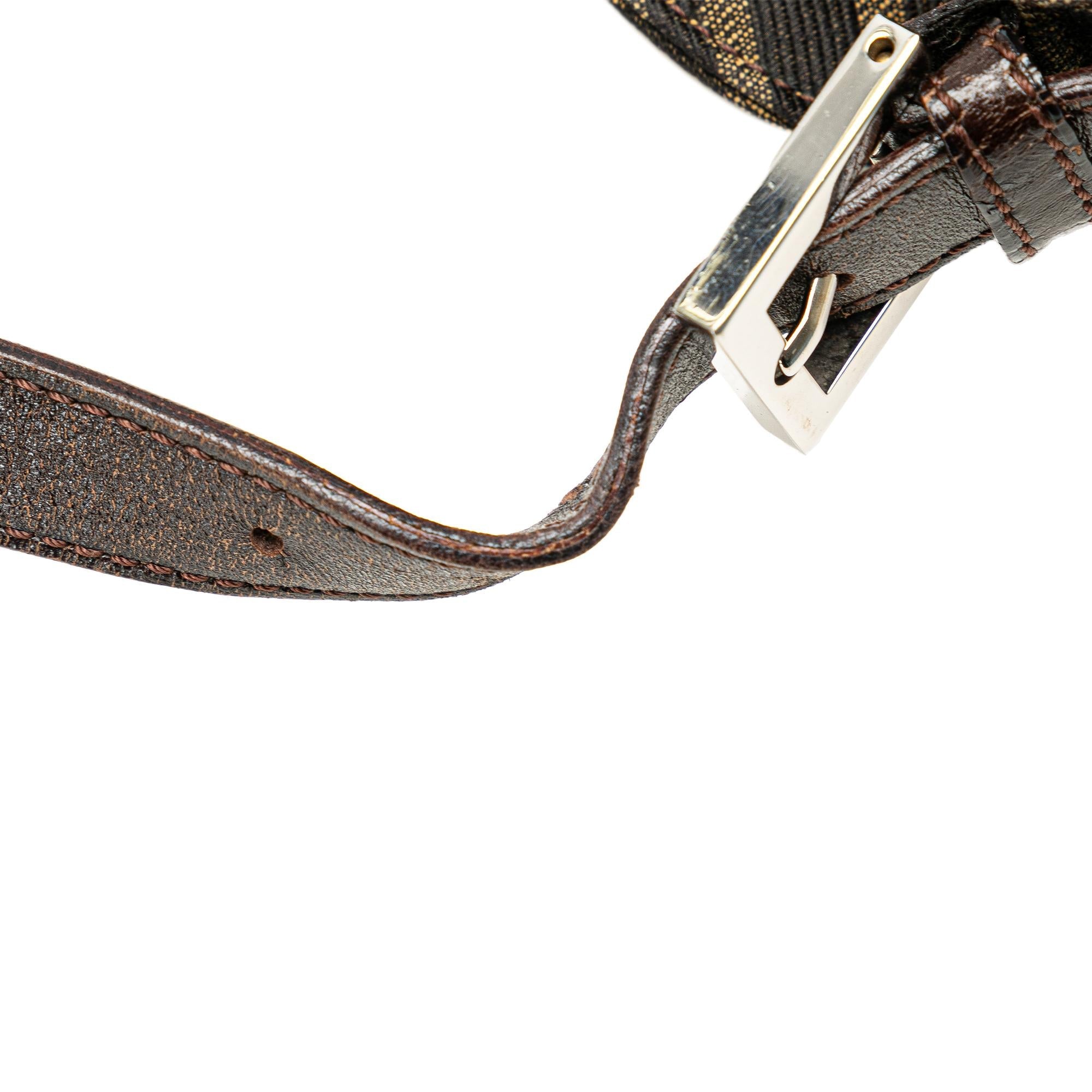 Fendi Zucca Canvas Double Flap Mamma (SHG-9hHdcP)